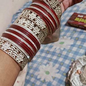 Maroon Colour Bridal Chuda