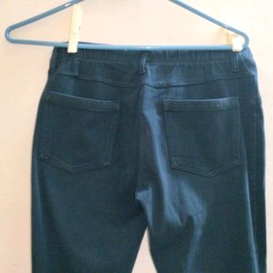 Black Ankle Length Trousers