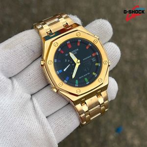 NEW ROLEX RAINBOW GOLDEN STRAP WATCH