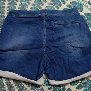 Denim Rugged Shorts