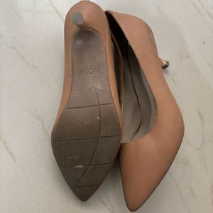 Mode By Red Tape Women Heels (Tan, 6)