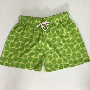 Women’s Pyjama Shorts In Green Turtle Colour