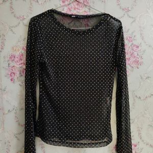 Zara Sheer Top