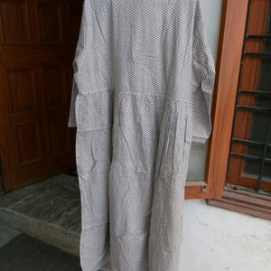 Black White Kurta