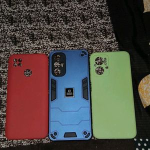 5 Back Covers Of Redmi , Techno , Samsung