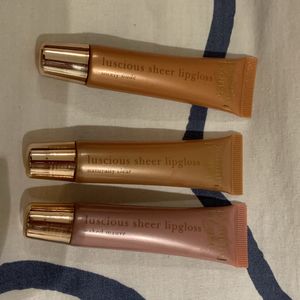 Set Of 3 Beautiful Bronze Lip Gloss