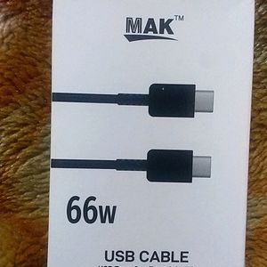 USB cable Type -C 66W