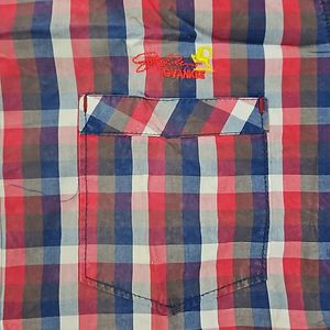 Red And Blue Checked Shirt