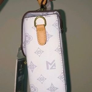 White Sling Bag With Tag Attached