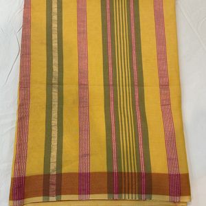 100% Hand Woven Cotton Saree