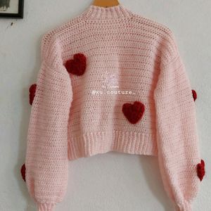 Crochet Herzen Cardigan ♥️