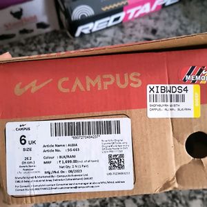 CAMPUS original Black Shoes With Box