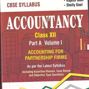 Class 12th Accountancy Part 1 Only