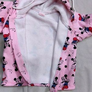 Mickey Mouse Printed 2 Piece Sweatshirt Set