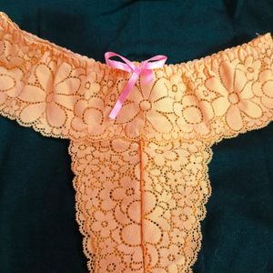 Net Lace Transparent Used Panty