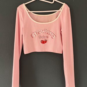 Long Sleeve Cute Top