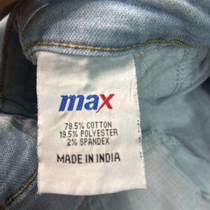 Original Max Jeans 30 Size Slightly Faded