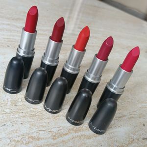 (Bold Collection) Mac Lipstick Set of 5 😍