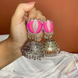 Lotus Jhumka