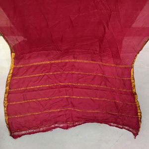 Maroon Silk Saree