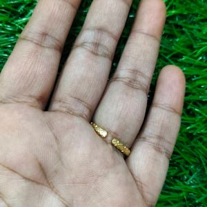 Adjustable Natural Stone Finger Ring