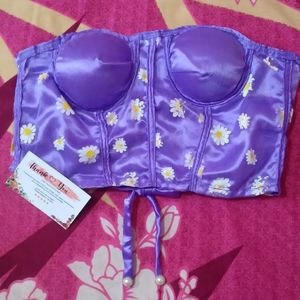 Lilac💜 Corset Tube Top