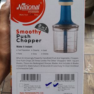 National 2 IN 1 Smoothy Push Chopper