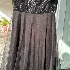 Black Net Tulle Dress