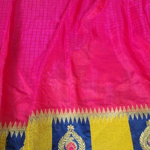 Silk Saree With Big Border