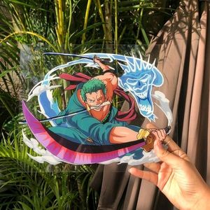 Zoro Glass Painting