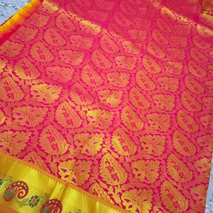 Red Pattu Saree