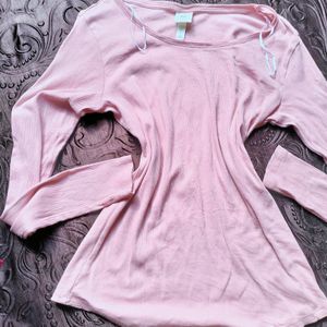 Baby Pink Cute Top From H&M