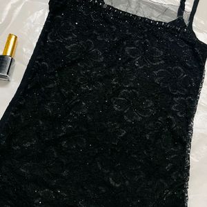 Black Lace Cami Top