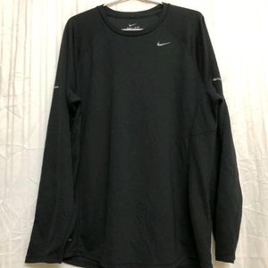 Nike Dri-Fit Black Long Sleeve T Shirt