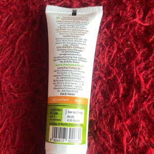 Pocket Face Wash Tube Aqualogica Mama Earth