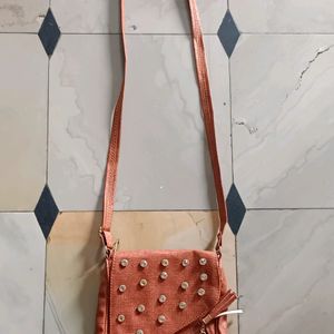 Fancy Leather Sling Bag 🥰