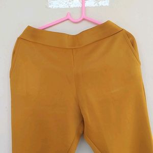 Yellow Pant For Women