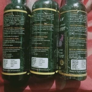 Onion Black Seed Hair Oil, Shampoo And Conditione