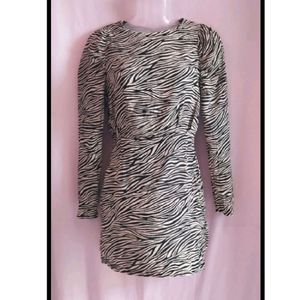 Zebra Print Bodycon Dress