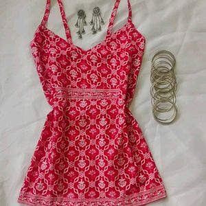 Red Short Kurti