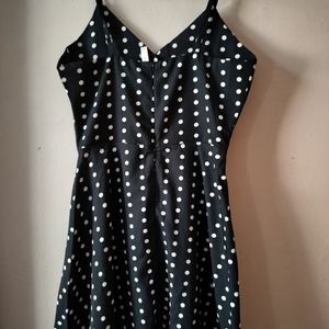 Black Polka Dot Dress