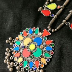 Real Mirror Afgani Necklace