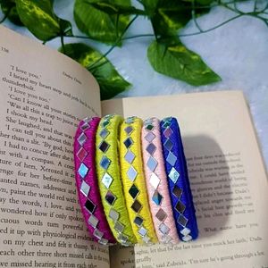 *Price Drop* Multicolour Bangles 💜💚