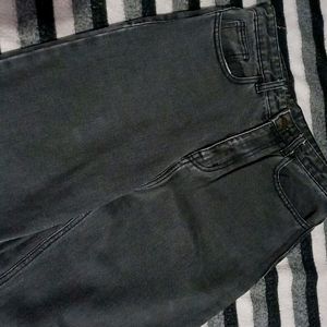 Off Duty Charcaol Wide Leg Jeans