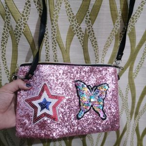 💗Beautiful Glittery Sling Bag As Pouch💗