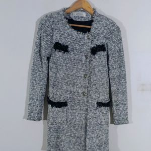 ⭐ Classy Korean Grey Overcoat ⭐