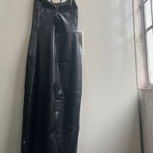 Zara Faux Leather Dress