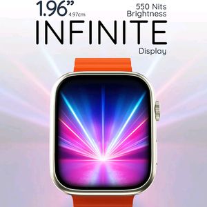 Pebble Trio 1.96 Infinite Display Smart Watch