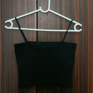 Black Cami Crop Top