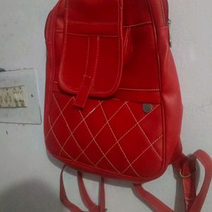 Red Backpack Bag